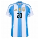 Argentina Alexis Mac Allister #20 Replike Domaci Dres Copa America 2024 Kratak Rukav